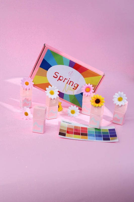Set 6 gel unghie - palette primavera