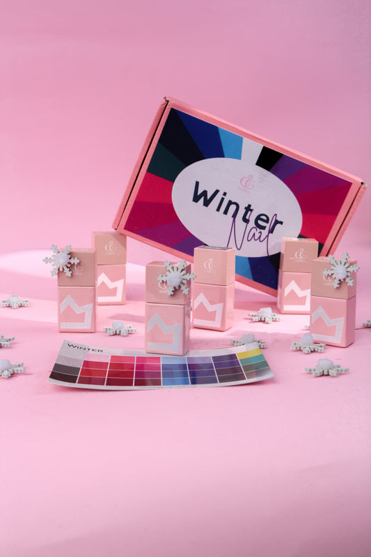 Set 6 gel unghie - palette inverno
